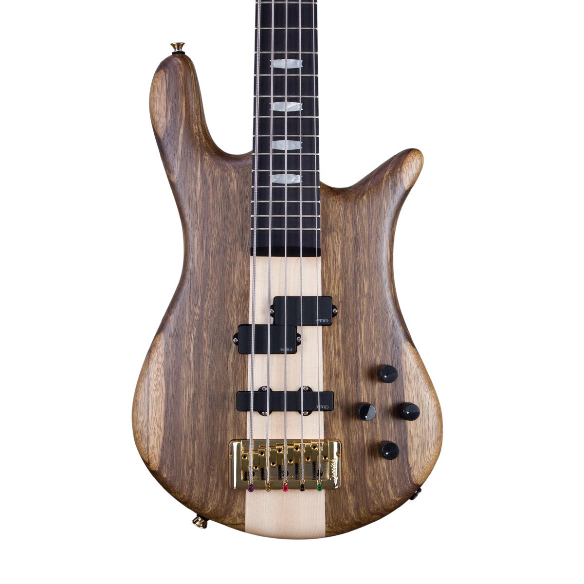 CHUCKSCLUSIVE Spector Euro 5 LT Solid Korina Wings 5-String Electric Bass Guitar - Natural Satin