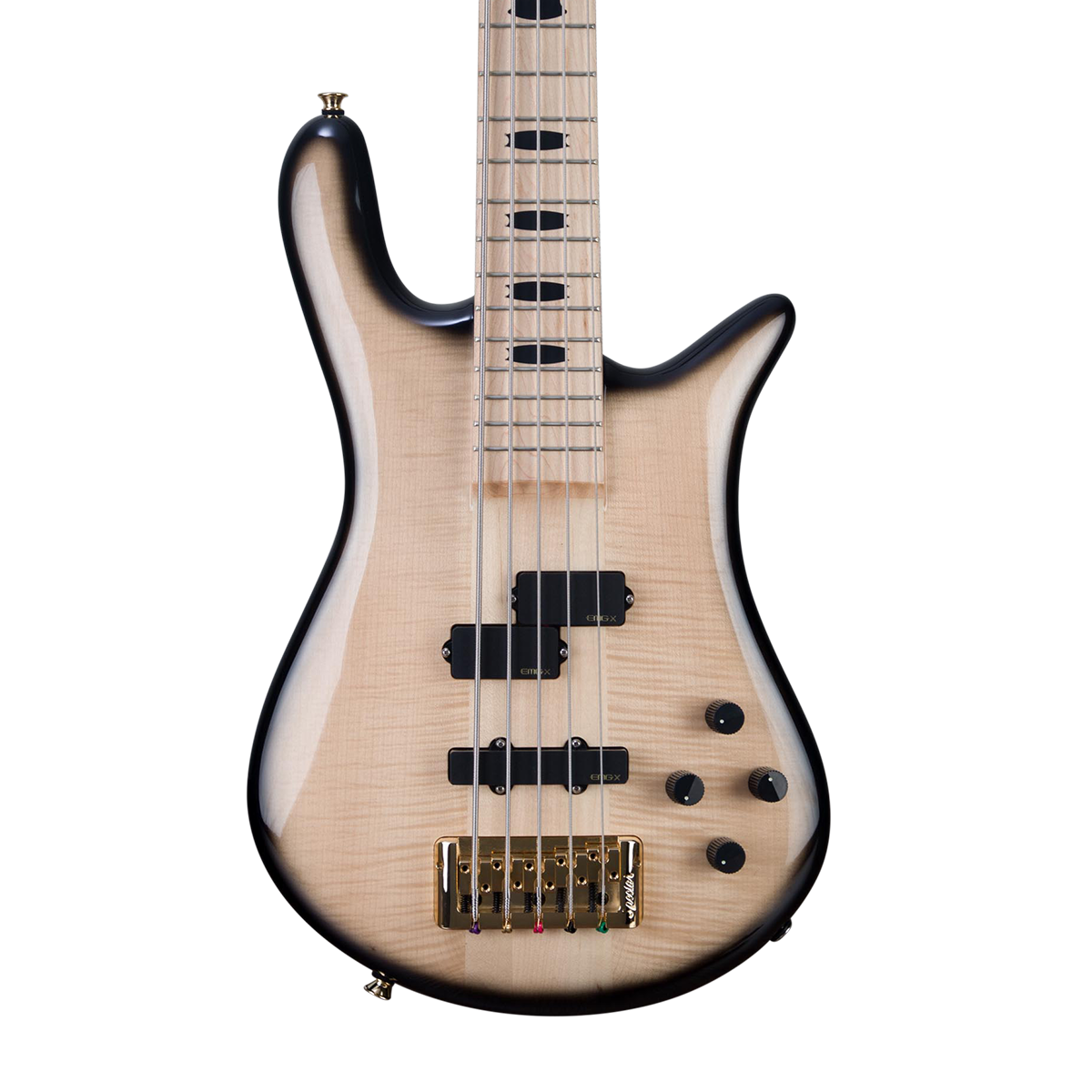 CHUCKSCLUSIVE Spector Euro 5 5-String Electric Bass Guitar - Natural Black Burst Gloss