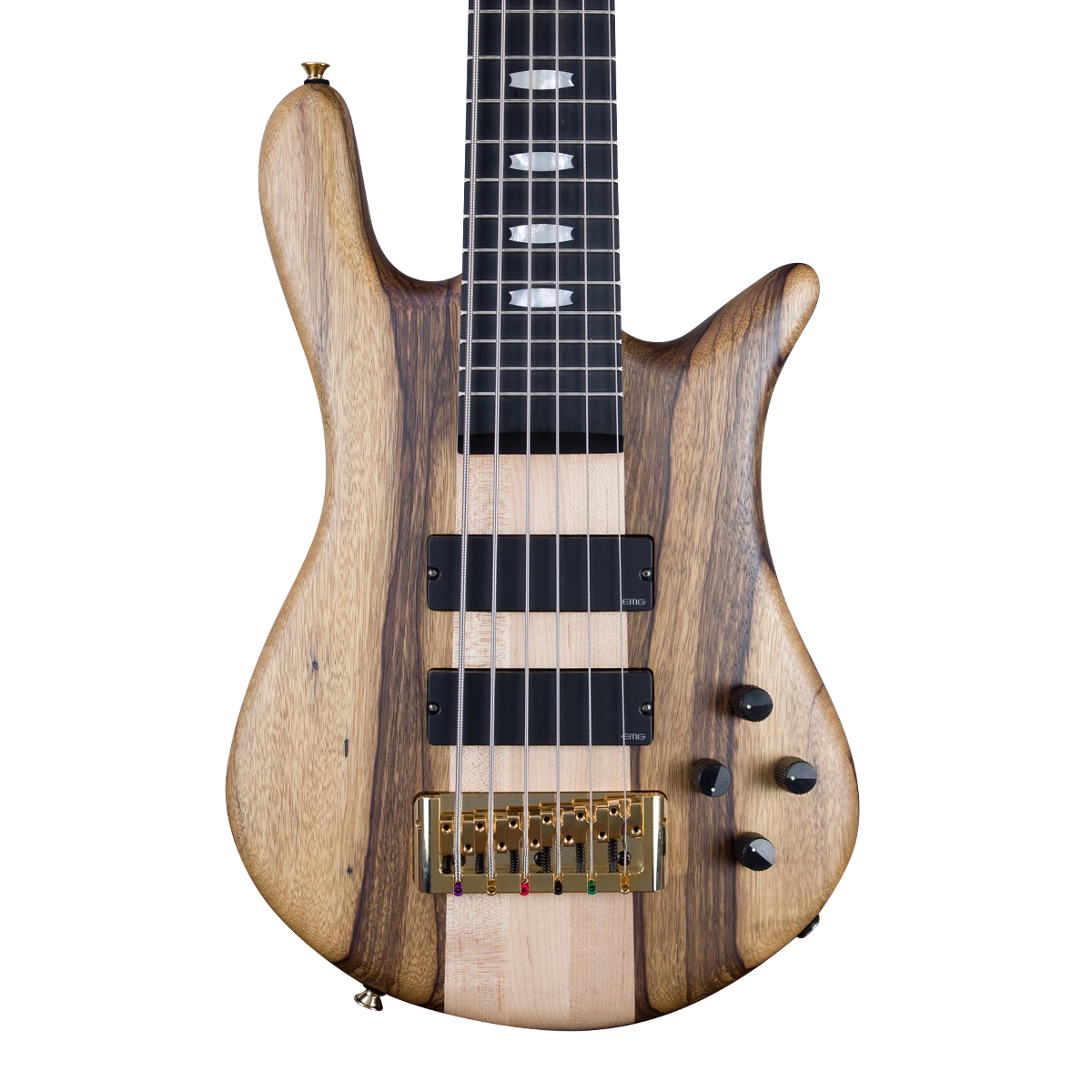 CHUCKSCLUSIVE Spector Euro 6 LT Solid Korina Wings 6-String Electric Bass Guitar - Natural Satin