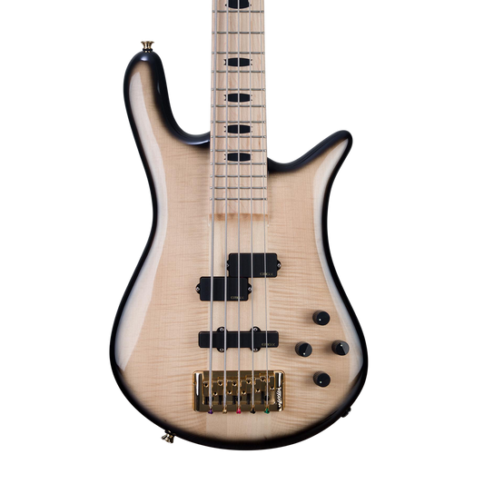 CHUCKSCLUSIVE Spector Euro 5 5-String Electric Bass Guitar - Natural Black Burst Gloss