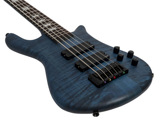 Euro5 LX - Black & Blue Matte – Spector Bass Shop